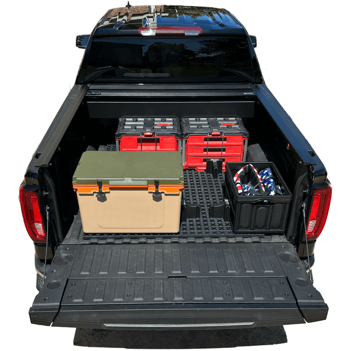 Bed Organizer Slide Out Mat | Full Size Truck Standard Beds 6'6" to 6'9"