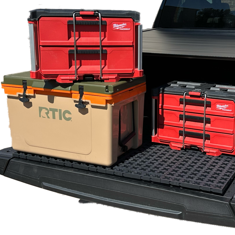 Bed Organizer Slide Out Mat | Mid Size Truck Short Beds 5' to 5'2"