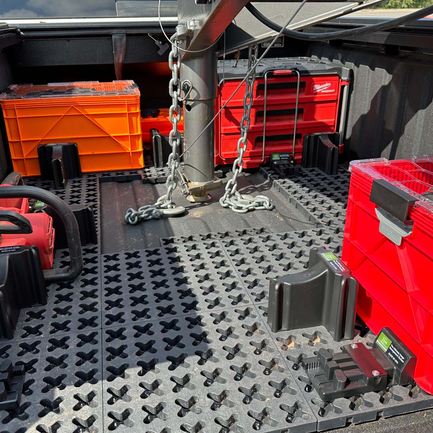 Bed Organizer Slide Out Mat | Full Size Truck Standard Beds 6'6" to 6'9"